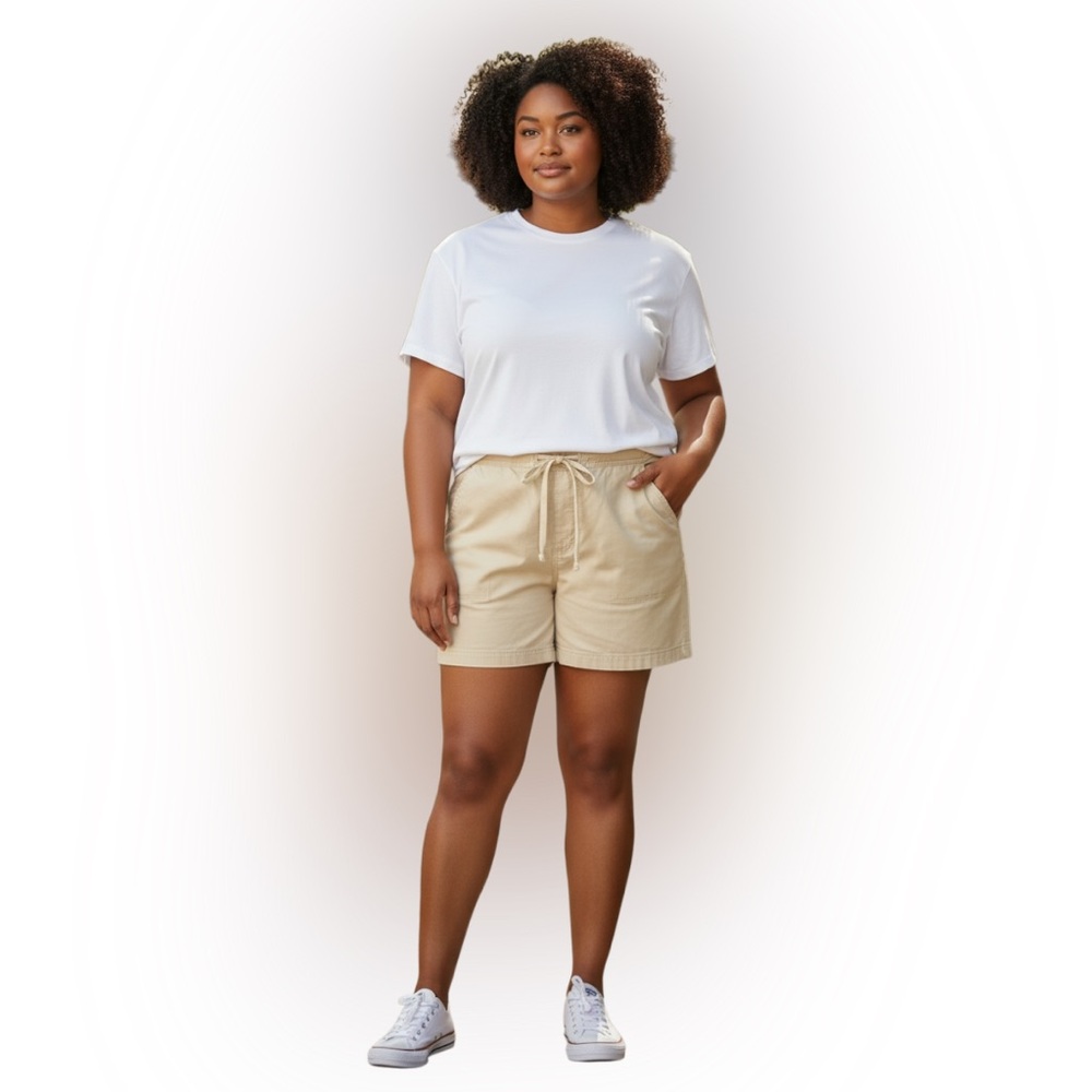 OP Khaki Shorts Size 9/10 Women Pockets Casual‎ Walking Summer